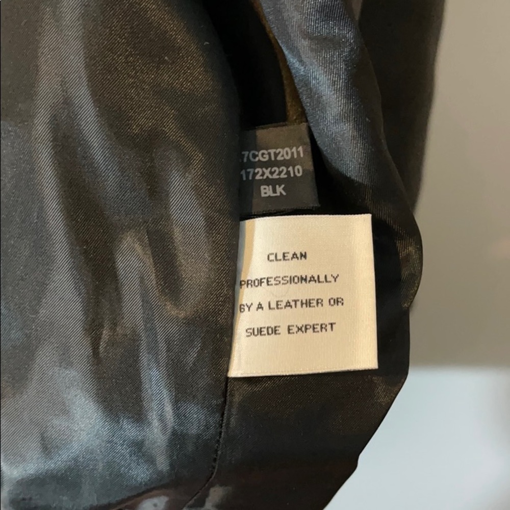 Kenneth Cole New York 💯 Leather Coat 1X - Picture 10 of 13